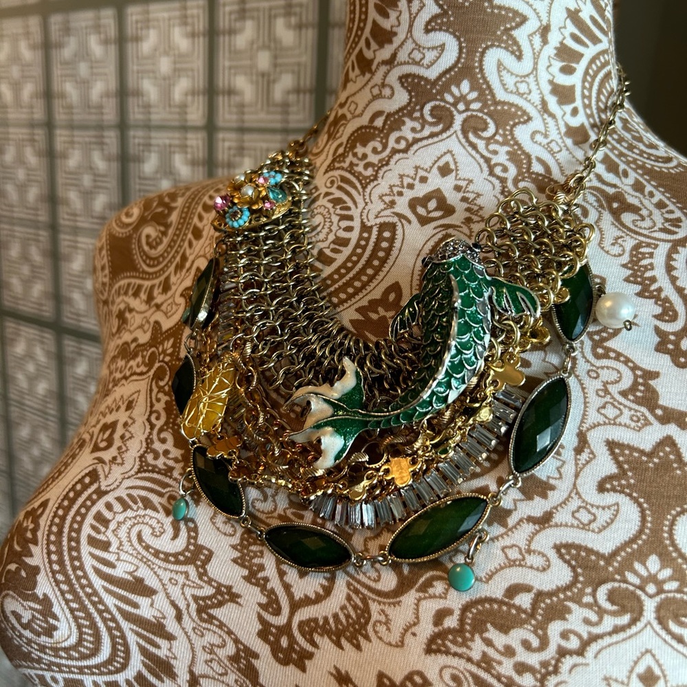 Custom, one-of-a-kind, reclaimed necklace